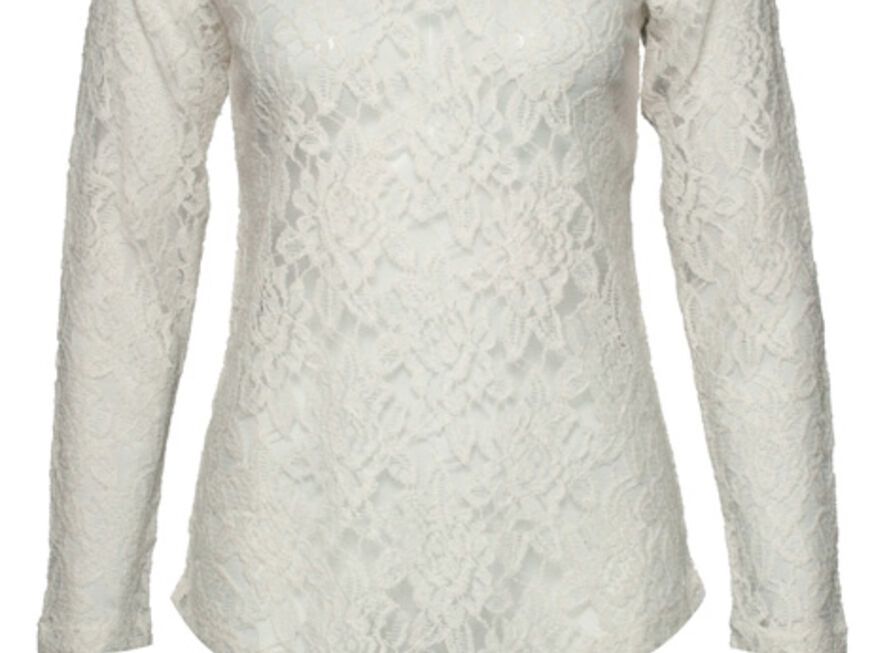 White Lace: Spitzenshirt von Ann-Christine, ca. 15 Euro