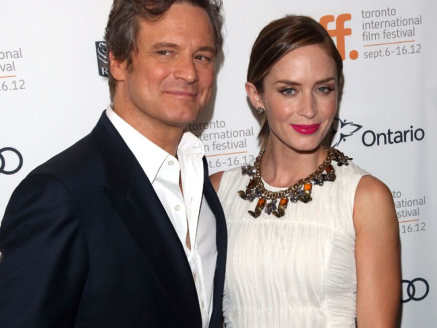 Colin Firth und Emily Blunt bei der "Arthur Newman"-Premiere