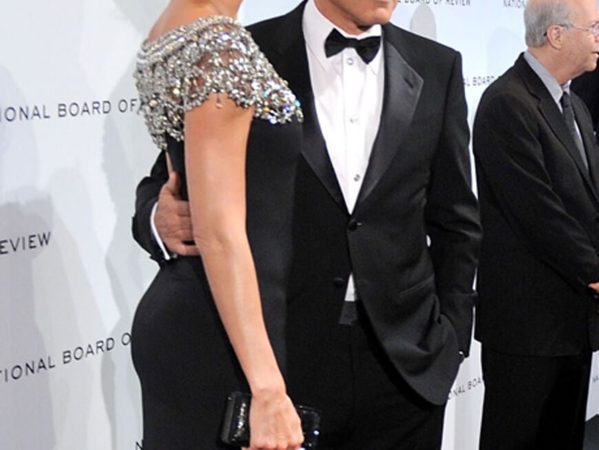 Das meistfotografierte Paar des Abends: George Clooney und seine Stacy