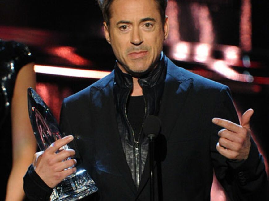 Robert Downey Jr. freute sich über die Auszeichnung als "bester Actionfilm-Darsteller "
