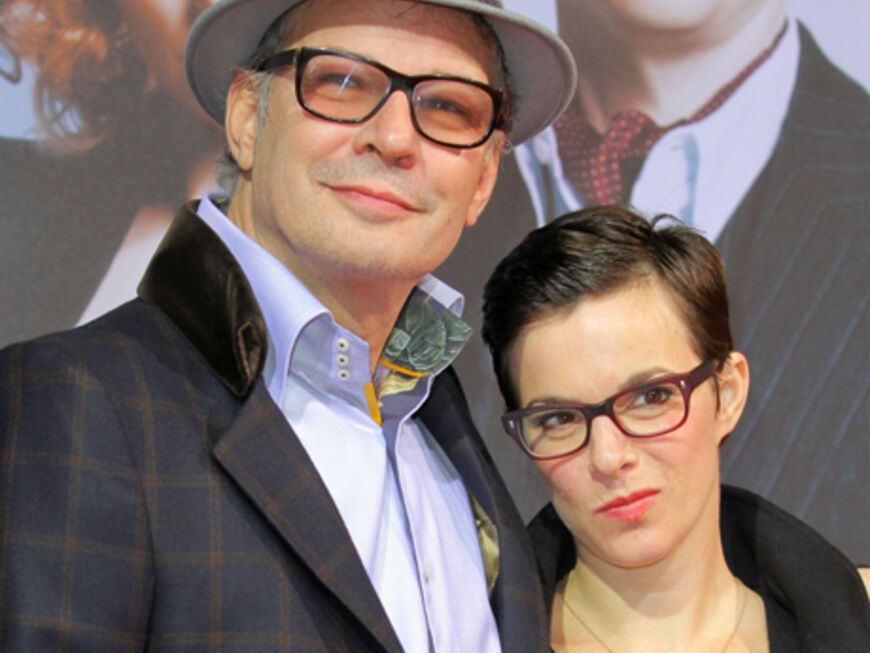 Filmregisseur, Schauspieler und Autor Leander Haussmann mit Frau Annika Kuhl