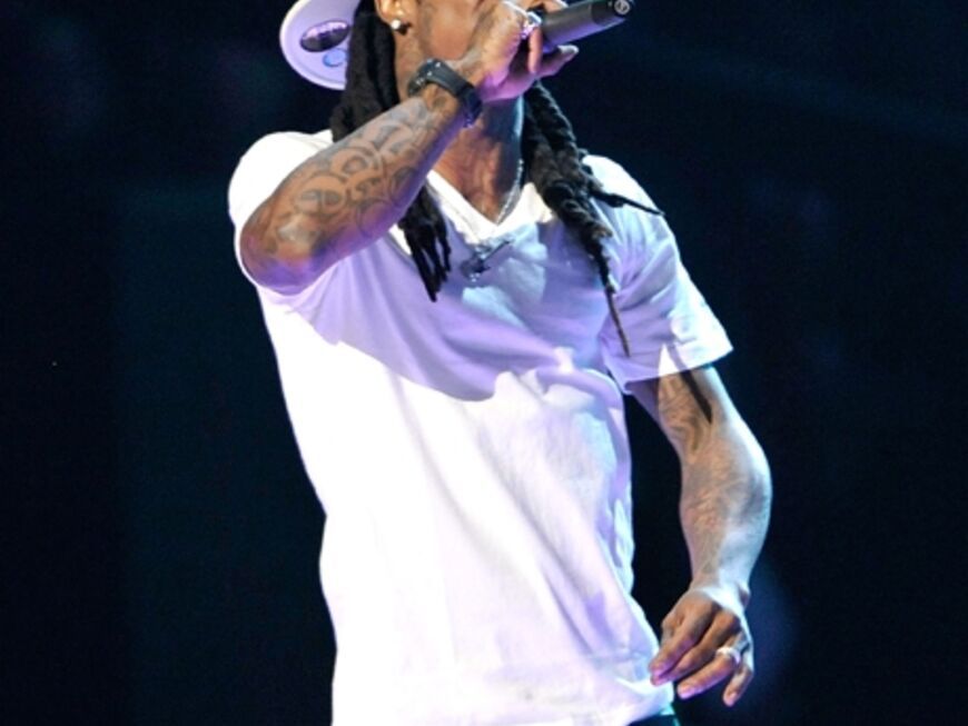 Lil Wayne war ursprünglich für acht Grammy nominiert, konnte aber nur vier mit nach Hause nehmen