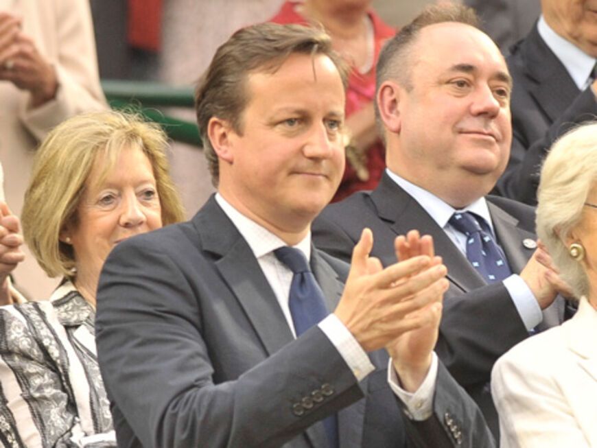 Auch der britische Premier-Minister David Cameron gratulierte Federer zum Sieg