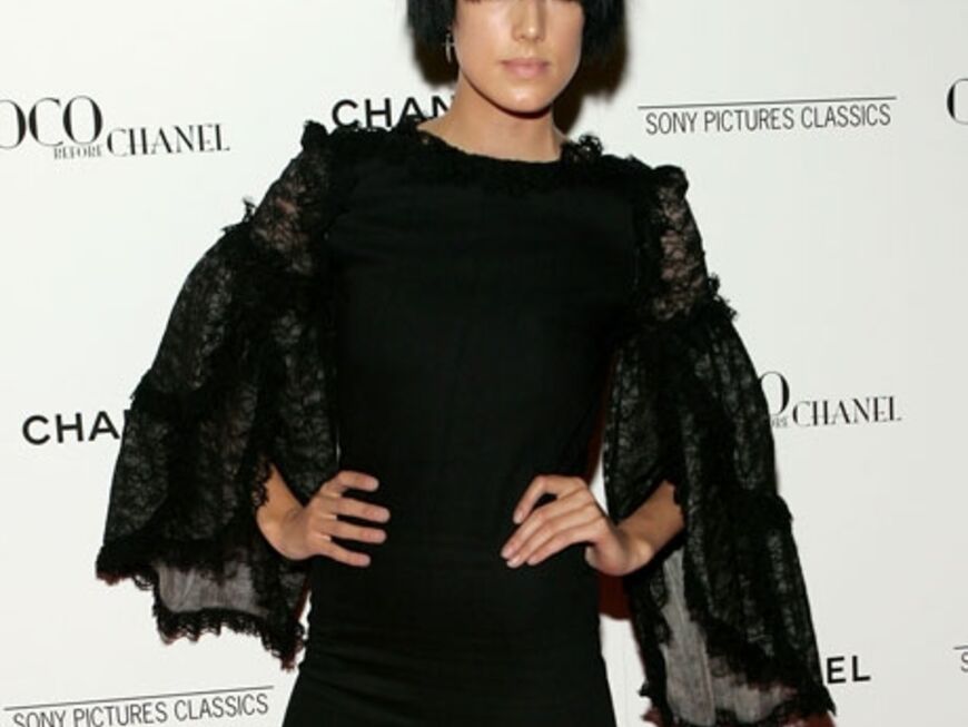 Lady in Black: Topmodel Agyness Deyn trägt ihre Haare jetzt pechschwarz