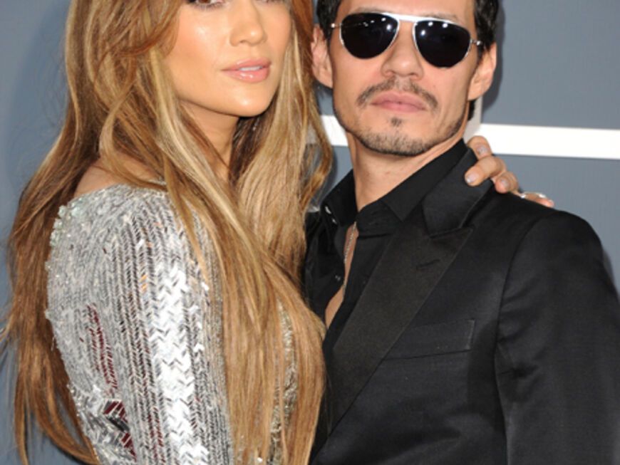 Jennifer Lopez, 41, mit Ehemann Marc Anthony