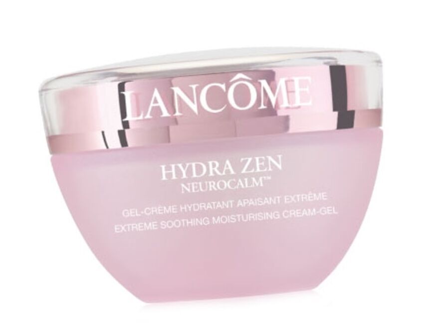 Erfrischende, ölfreie Pflege, die dehydrierte Haut wieder ins Gleichgewicht bringt "Hydra Zen Neurocalm Cream-Gel" von Lancome, 50 ml ca. 52 Euro