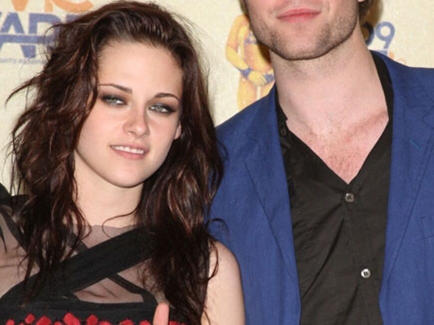 Die Abräumer des Abends: Robert Pattinson und Kristen Stewart 