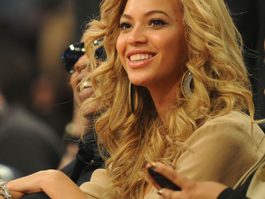 Großer Basketball-Fan: Beyonce Knowles