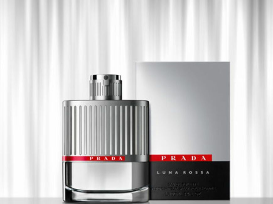 5. Als letztes Parfum geht "Prada Luna Rossa" ins Rennen. In der Kopfnote steckt Bitterorange, in der Herznote Minze und in der Basisnote Amber. Von Prada, EdT 50 ml ca. 60 Euro