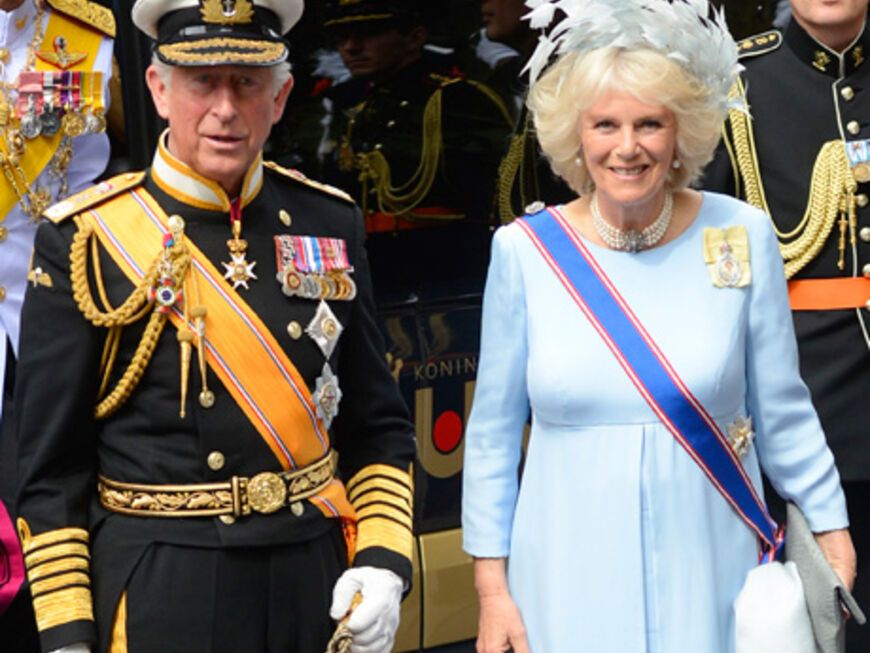 Großbritanniens Thronfolger Prinz Charles mit seiner Frau Camilla
