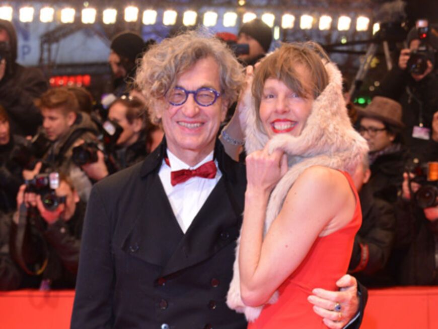 Bestens aufgelegt: Kult-Regisseur Wim Wenders und seine Ehefrau Donata Wenders