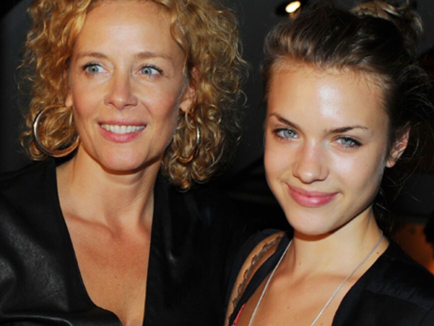 Schauspielerin Katja Riemann und ihre Tochter Paula
