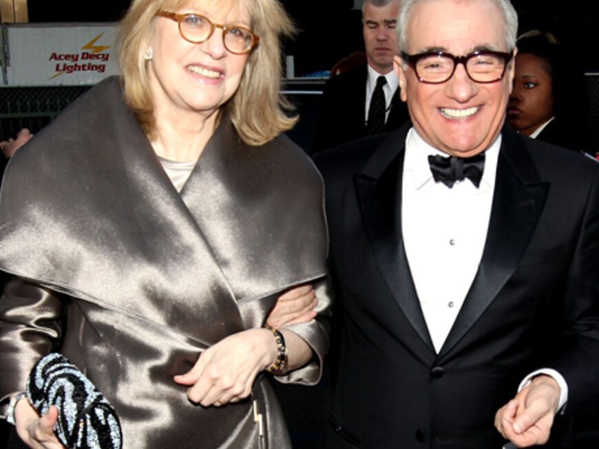 Regisseur Martin Scorsese strahlte in die Kameras. An seiner Seite: Ehefrau Helen Morris
