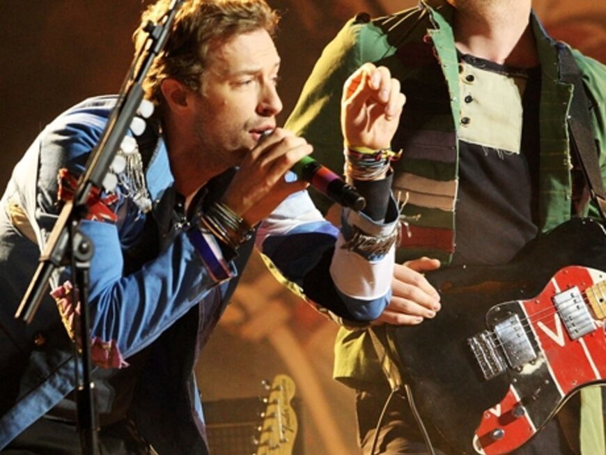 Die britische Band Coldplay waren die Verlierer des Abends. In London gingen sie trotz vier Nominierungen gänzlich leer aus