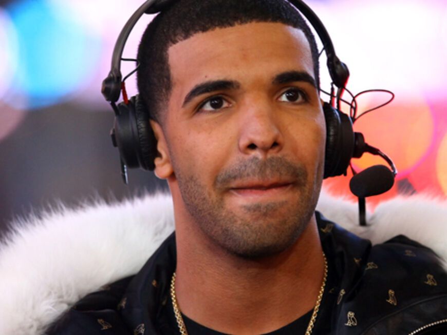 Auch Rap-Star Drake feierte im Big Apple mit