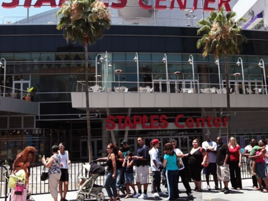 Im Staples Center findet die große Trauerfeier statt