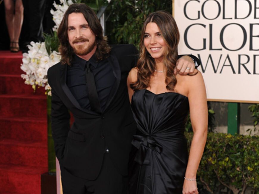 Christian Bale kam mit Ehefrau Sibi Blasic und war als bester Nebendarsteller für "The Fighter" nominiert
