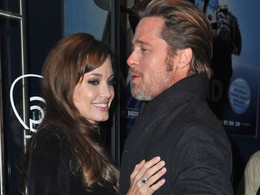 So verliebt und entspannt sah man Angelina Jolie und Brad Pitt schon lange nicht mehr in der Öffentlichkeit