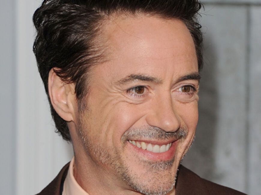 Rundum happy: Hauptdarsteller Robert Downey Jr.