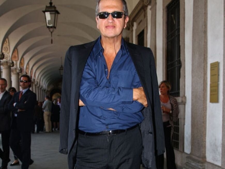 Ob der Modefotograf Mario Testino hier in Mailand auf der Suche nach neuen Gesichtern ist?