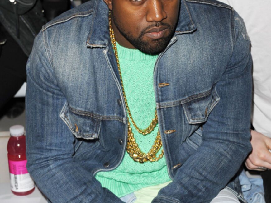 Auch er ist modebegeistert und hat sogar sein eigenes Label: Musiker Kanye West