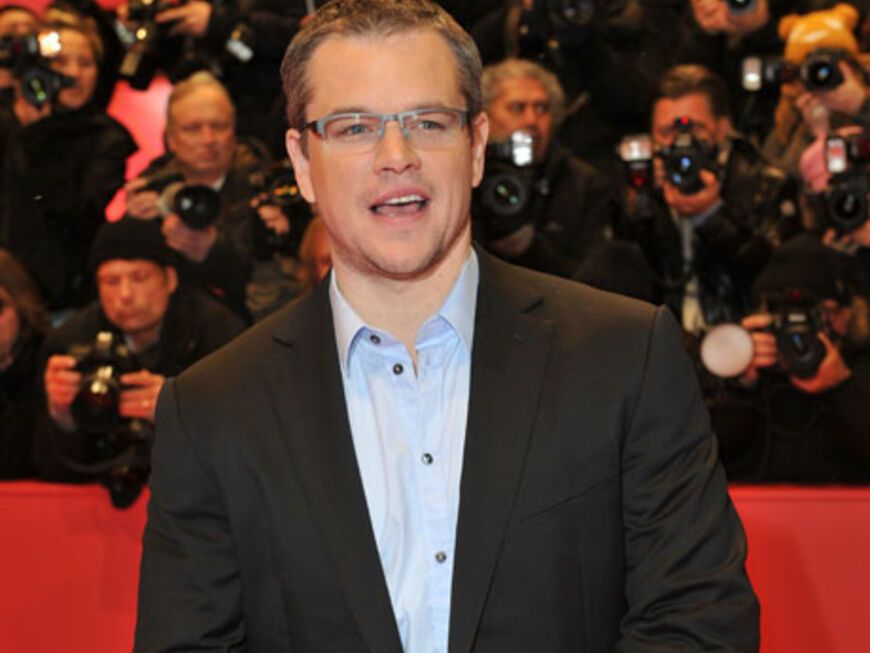 Matt Damon brachte einen Hauch Hollywood nach Berlin