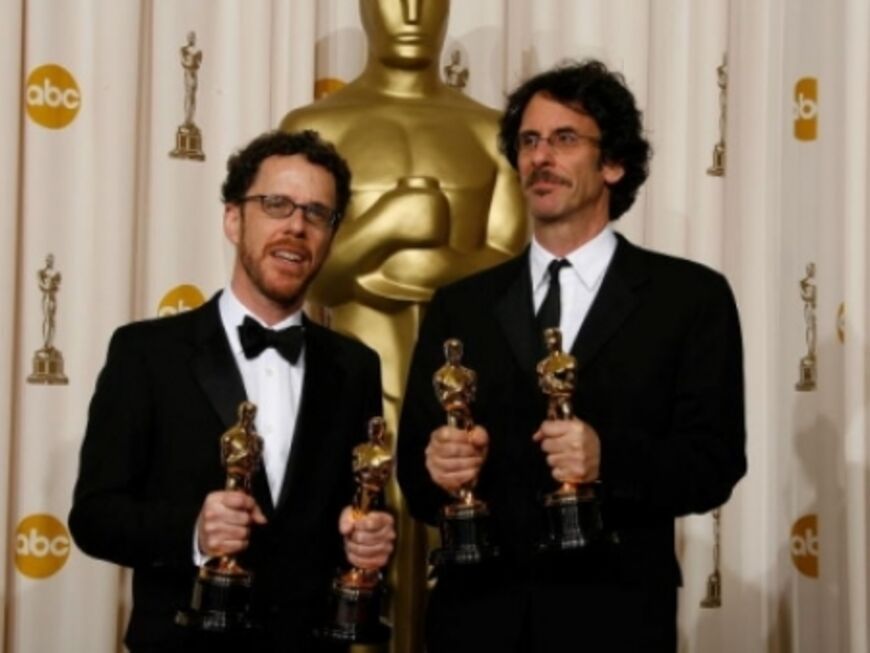 Die Cohen-Brüder mit ihren Oscars 