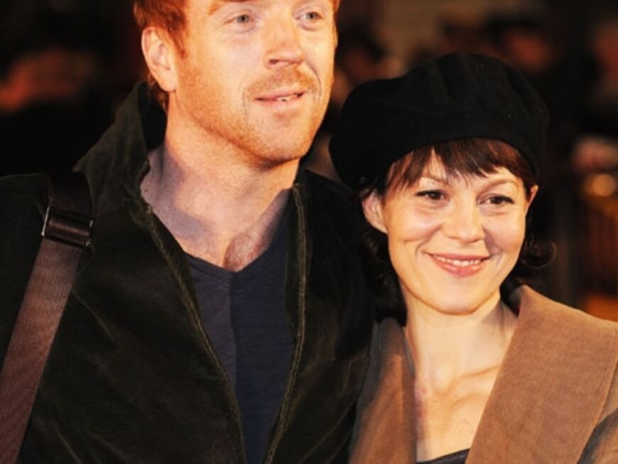 Schauspieler Damian Lewis kam mit seiner Frau, der britischen Schauspielerin Helen McCrory