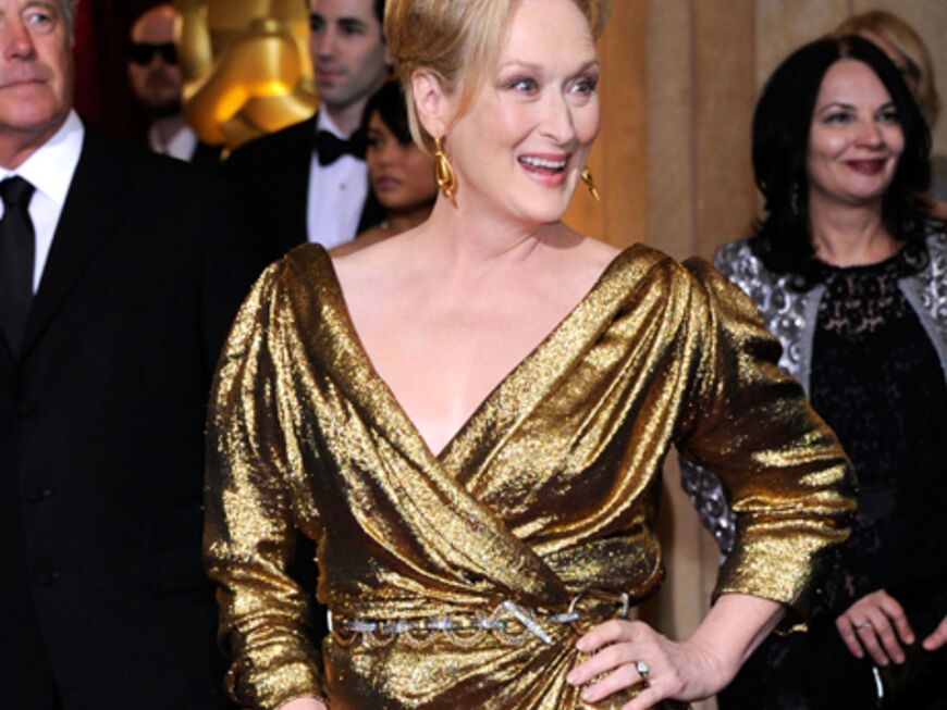 Gut gelaunt: Ist Meryl Streep auf dem Weg zum dritten Oscar?