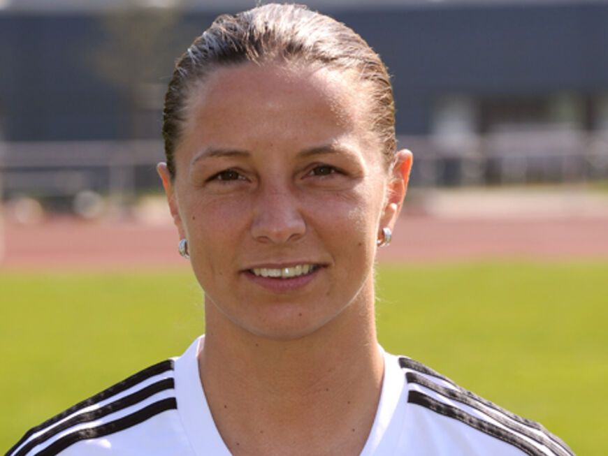 Inka Grings ist Stürmerin beim FCR 2001 Duisburg. Hoffentlich wird sie bei der WM für ein paar Tore sorgen. Wir drücken ihr die Daumen