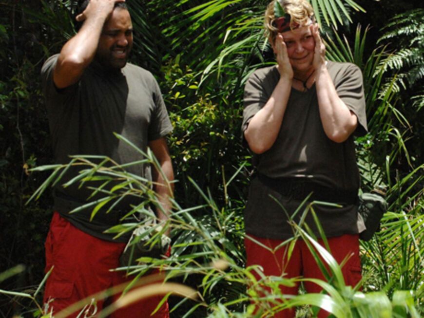 Ramona Leiß und Ailton treten zur Dschungelprüfung "Ein Fall für zwei" an