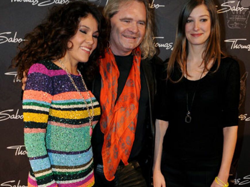 Gastgeber Thomas Sabo und Ehefrau Luz-Enith Sabo freuten sich über den Besuch von Schauspielerin Alexandra Maria Laraï»¿