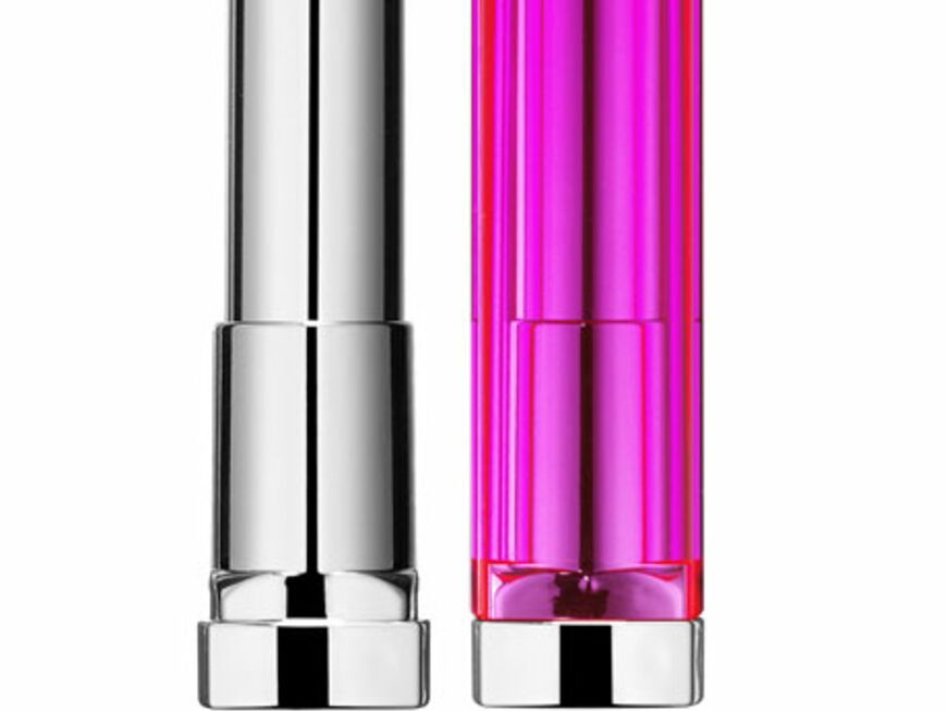 Ein echter Hingucker sind Rosies pinkfarbene Lippen. Der "Color Sensational Popstick Pink Lollipop Nr.30" von Maybelline Jade verleiht einen leichten Schimmer. Ca. 10 Euro