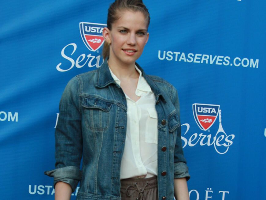 Schauspielerin Anna Chlumsky gehört zu den zahlreichen Star-Gästen der US Open