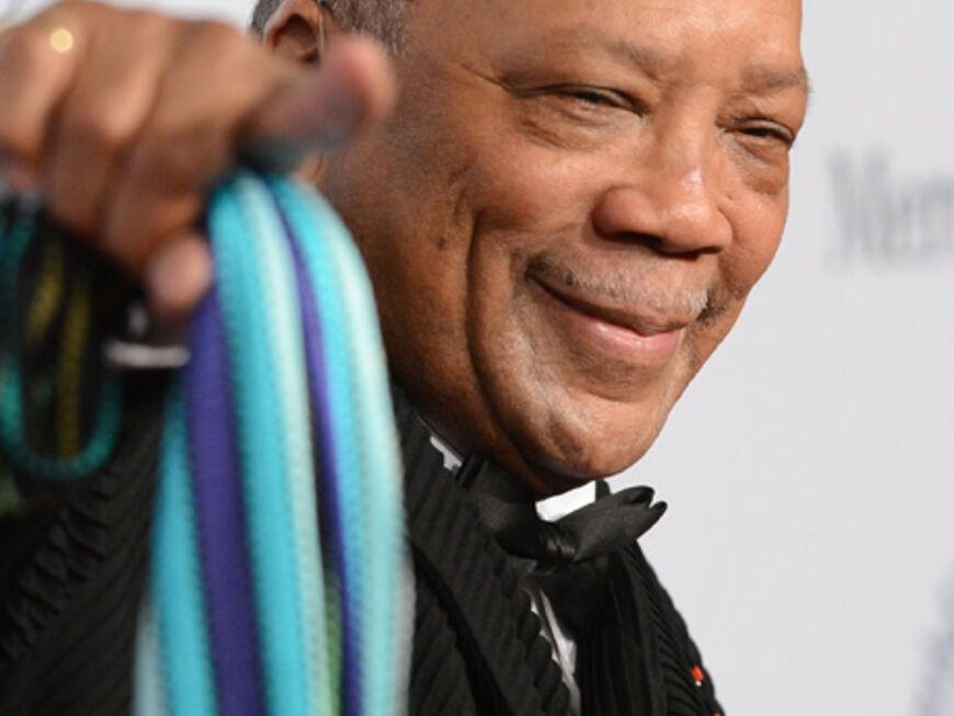 Gut drauf: Musiklegende Quincy Jones