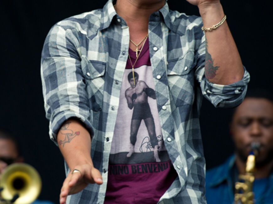 Auch im Line-Up: Chartsstürmer Bruno Mars ﻿