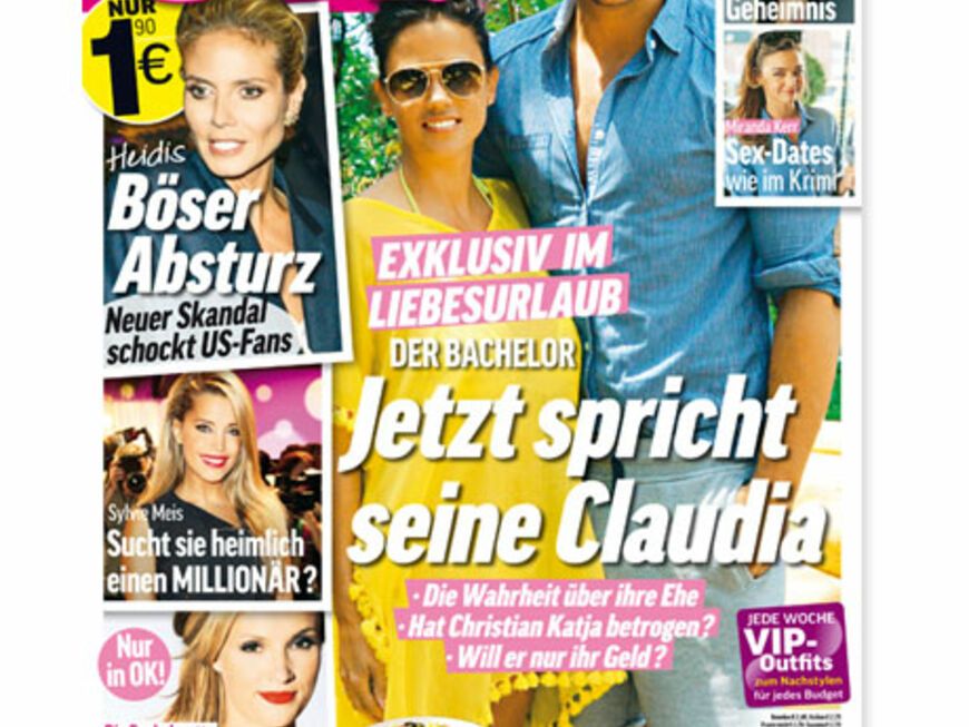 Ab Mittwoch, 30. Juli, im neuen OK!-Magazin: Christian Tews & Claudia im exklusiven Liebes-Interview