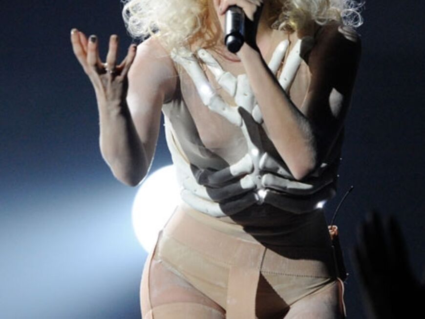 Lady GaGa performte live einen ihrer Songs