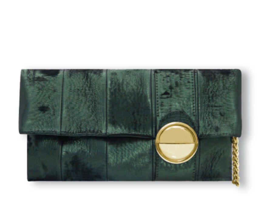 Schimmerndes Smaragdgrün mit Golddetails von Via Uno, ca. 85 Euro
