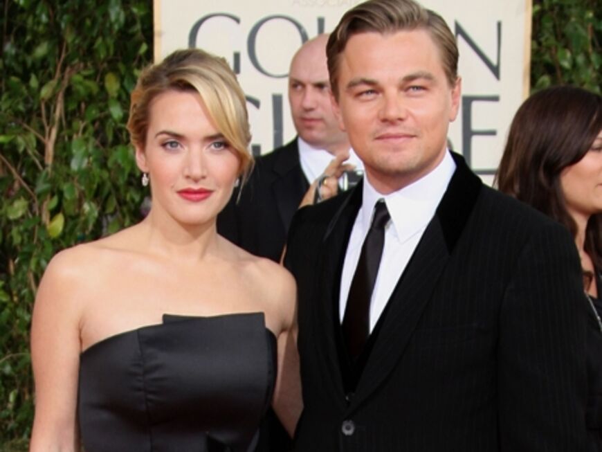 Kate Winslet und ihr Filmpartner Leonardo DiCaprio