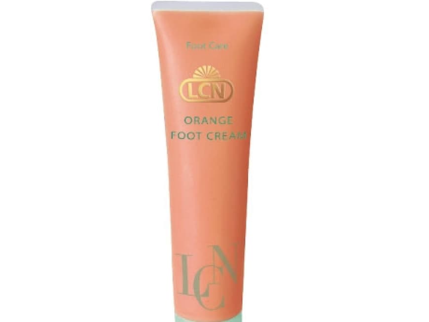 Belebende Creme: "Orange Foot Cream" mit schützendem Vitamin C. Von LCN, 100 ml ca. 12 Euro