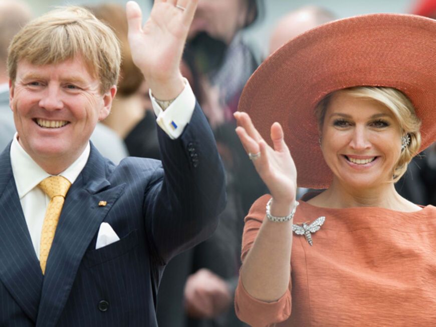 Hoher Besuch in Berlin: Am Montag, 3. Juni 2013, kam das niederländischeKönigspaar, König Willem-Alexander und Königin Máxima, erstmals seit seiner Krönung in die deutsche Hauptstadt. Ihr Aufenthalt dauert zwei Tage