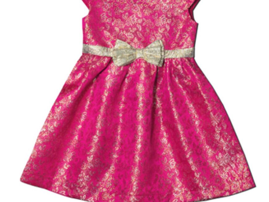 Es ist rosa, sieht aus wie ein Prinzessinnen-Kleid und hat eine goldene Schleife! Jeeedes Mädchen wünscht sich doch sowas. Das Kleid gibt es bei H&M für ca. 25 Euro