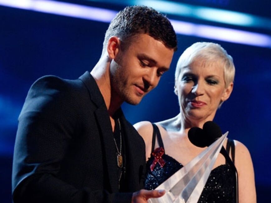 Überreichte Annie Lennox ihren Preis: Justin Timberlake