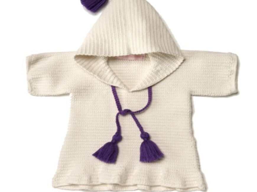 Für die kleine Nichte: Häkelkleid mit Kapuze von 2112 Handmade, ca. 100 Euro