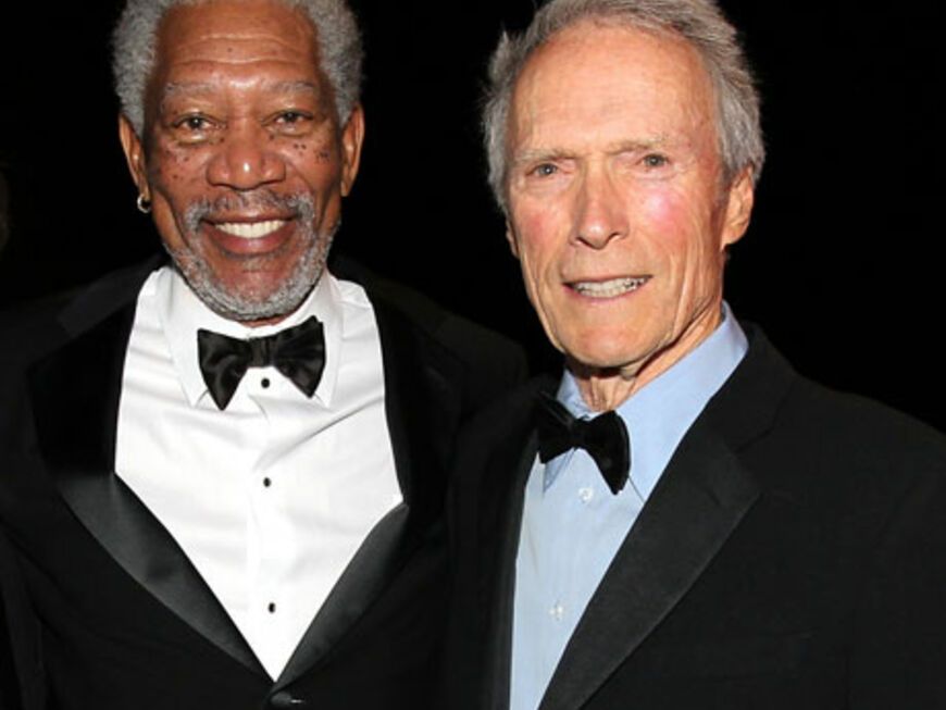 Morgan Freeman und Clint Eastwood spielten schon in einigen Filmen gemeinsam. Eastwood wurde somit die Ehre erteilt, den Preisträger zu krönen