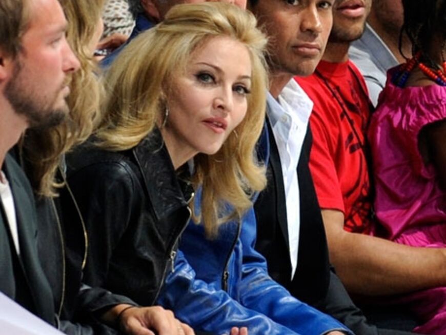 Superstar Madonna besucht die Show von Designer Marc Jacobs