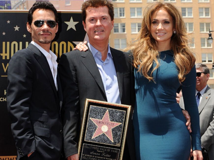 Mai 2011: Als Simon Fuller seinen berühmten Stern auf dem Walk of Fame bekam, war das Paar noch gemeinsam vor Ort