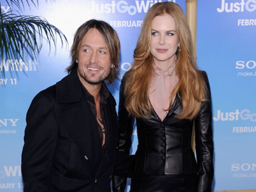 Nicole Kidman brachte ihren Ehemann Keith Urban mit zu ihrer Filmpremiere