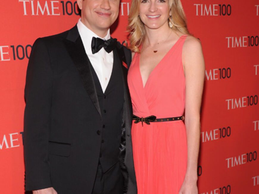 Molly McNearney und ihr Partner, der TV-Entertainer Jimmy Kimmel. Der Comedian wurde zu einem der größten Künstler gewählt